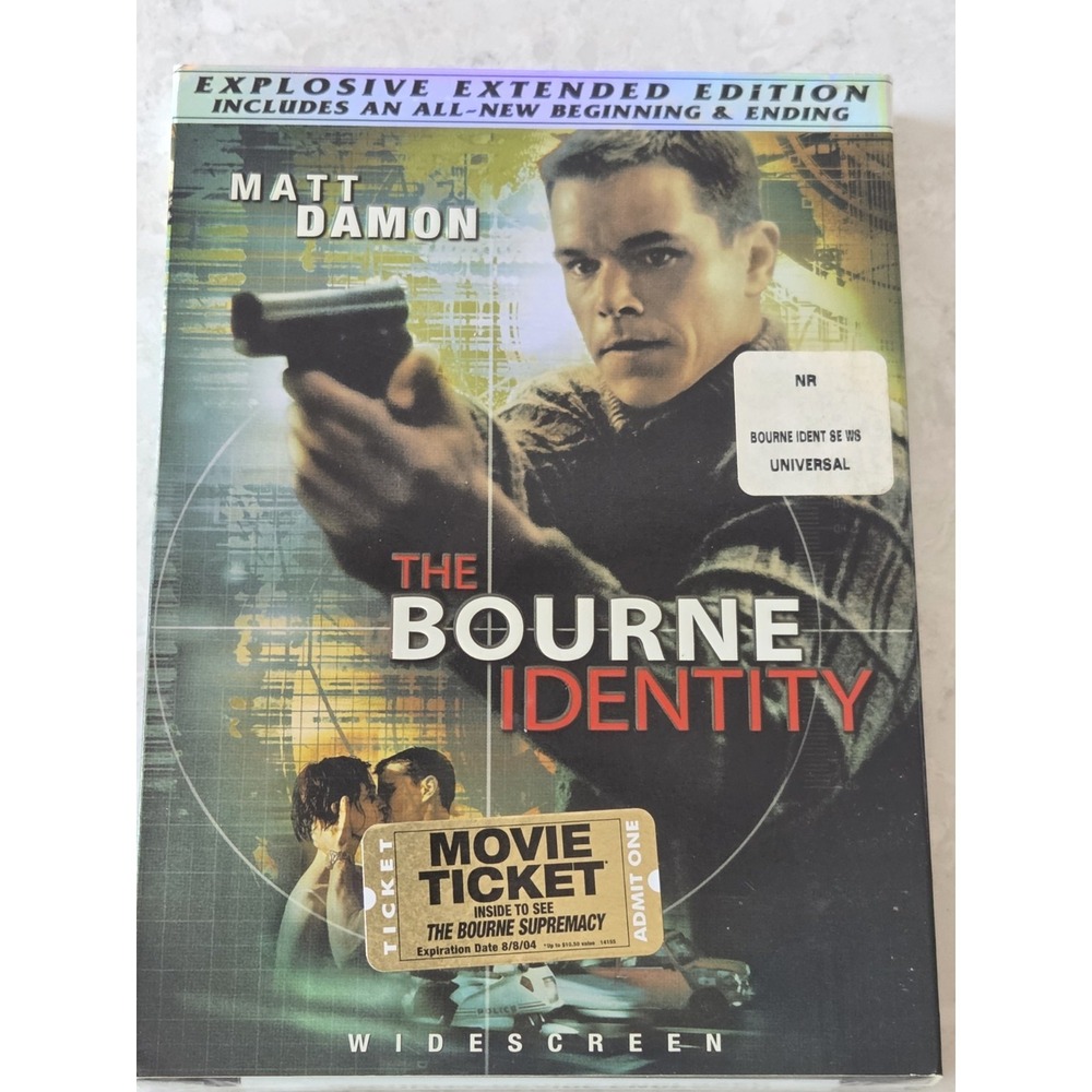 The Bourne‎ Identity (HD-DVD, 2007) Widescreen Explosive Extended Edition Sealed